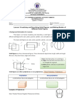 Lesson: Visualizing and Describing Solid Figures and Making Models of Different Solid Figures