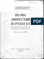 Istoria Arhitecturii Romanesti PDF Free