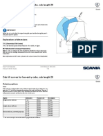 Cab Tilt Curves For Low-Entry Cabs, Cab Length 20