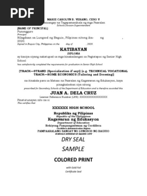 Diploma (Senior HS)_A4