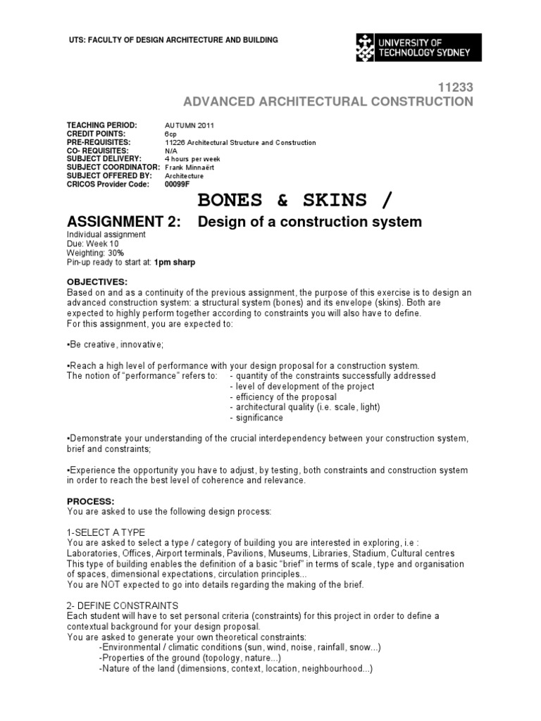 Advanced Construction System Design | PDF | System | Design