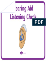 t Dc 220 Hearing Aid Listening Check Display Sign