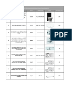 Model and Description Make Dimensions Image Quantity (PCS)