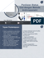 Penilaian Status Gizi Dengan Metode Antropometri