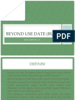 Beyond Use Date (Bud)
