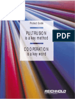 Pultrusion Is A Key Method Cooperation Is A Key Word: Product Guide