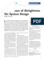 The Impact of Airtightness On System Design: Iiiii