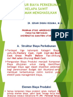 Pertemuan V Struktur Biaya Perkebunan Kelapa Sawit T.M