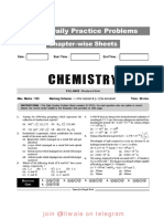 Chemistry: DPP - Daily Practice Problems