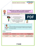 Comunicación - Miércoles 15 - Semana 24 - 5° Grado