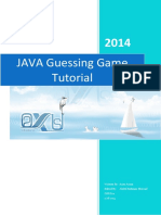 JAVA Guessing Game Tutorial: Written By: Azita Azimi Edited By: Abdul Rahman Sherzad OXUS20 1/28/2014
