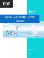 JAVA Guessing Game Tutorial: Written By: Azita Azimi Edited By: Abdul Rahman Sherzad OXUS20 1/28/2014