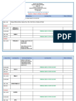 Weekly Home Learning Plan For Grade 6: Learning Area Learning Competency Learning Tasks Mode of Delivery