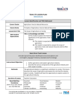 Lesson Plan Scope of Agriculture