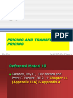 Dasar Akmen-8 (Pricing and Transfer Pricing)