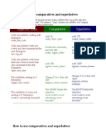 Forming Regular Comparatives and Superlatives