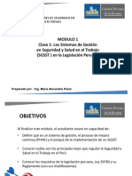 Módulo 1. Los SGSST en La Legislación Peruana