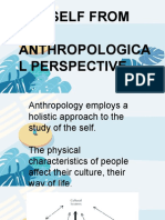Anthropological Perspective on the Self