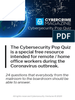 Cybersecurity Quiz