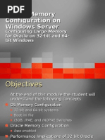 Oracle Memory Configuration For Windows