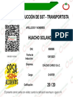 Chucas Cargo S.A.C. - 46580585 Hernan Huacho Solano