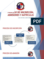 Proceso de Inscripción LJ Admisiones y Matrículas 2022