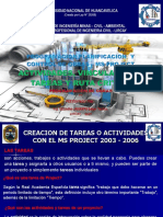 Tema 08 PLANIFICACION - ACTIVIDADES, VINCULACION DE TAREAS Y RUTA CRITICA 2020