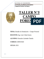 Taller N°5 Simulación de Reservorios