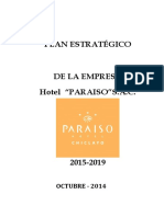 Plan Estratégico Hotel El Paraiso - Completo