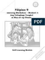 Filipino 9 3rd Quarter Module 12