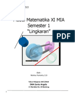 Modul Matematika Lingkaran 1718