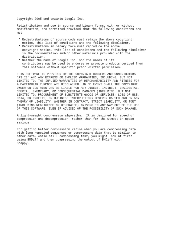 Snappy | PDF | Computers