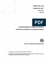 IRAM 11603 - 1996 Acondicionamiento Térmico - Clasificación Bioambiental