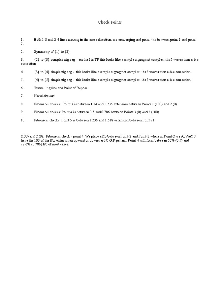 Check Points | PDF