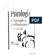 Psicología preliminares: concepto de lo humano