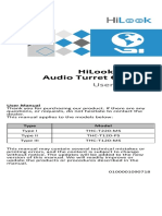 Hilook Series Audio Turret Camera: User Manual