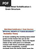 Download Weld metal solidification-1- Grain structure by Chelekara Subramanian Abhilash Iyer SN52571026 doc pdf