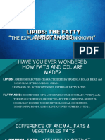 Lipids: The Fatty Substances