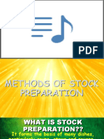 Methods of Stock Preparation