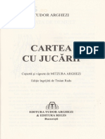 Cartea Cu Jucarii Cuprins- Tudor Arghezi