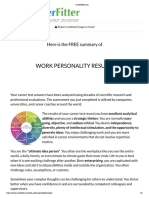 Work Personality Results: Here Is The FREE Summary of