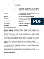 Inventario de Documentos de La Dda en Divorcio Por Incompatibilidad de Caracteres Liliam de Los Milagros Reyes Pimentel