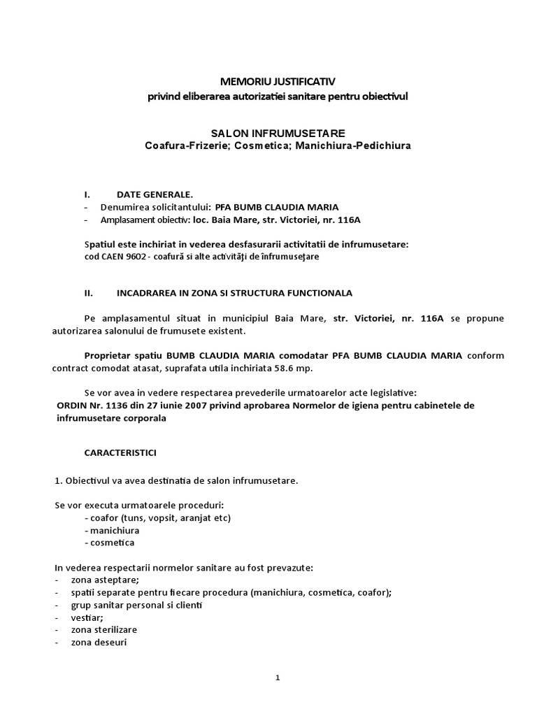 Aviz Sanitar Coafor Eminescu Pdf