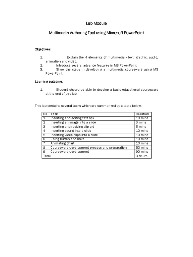 Module 6 Lab Pdf Microsoft Power Point Point And Click