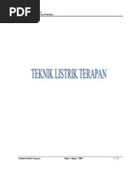 Materi N0 1 - Teknik Listrik Terapan D1