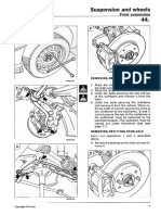 Fiat Barchetta: Suspension and Wheels