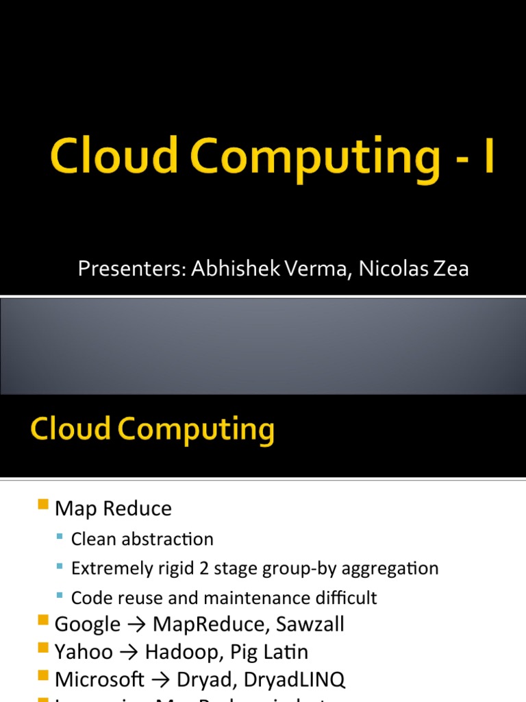 Enhancing MapReduce and Data Processing | PDF | Map Reduce | Language ...