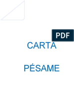 Tarea Cartas Pesame