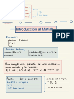 Introducción al análisis y programación con Matlab