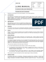 Drilling Manual: Subject: Use of Explosives in Drilling Operations